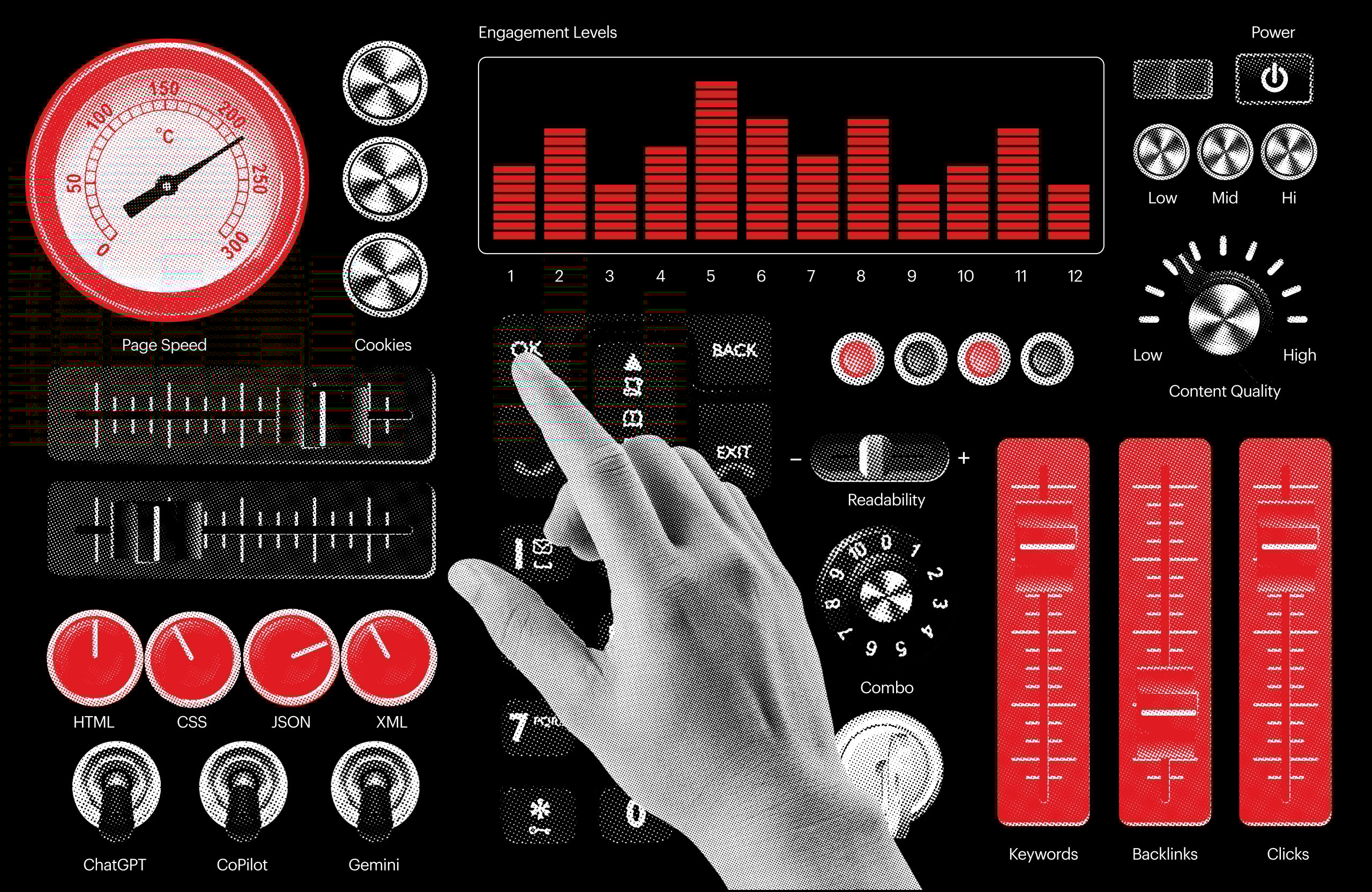 control panel for GEO